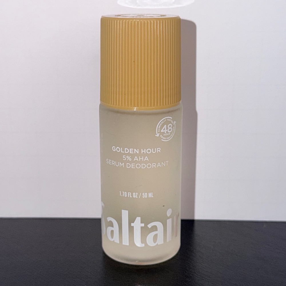 Saltair Golden Hour 5% AHA Serum Deodorant 1.7oz 50mL Brightening 48H Protection